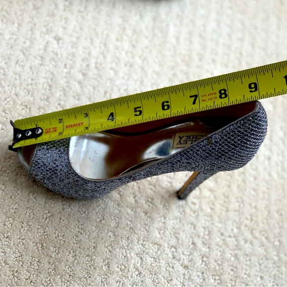 BADGLEY MISCHKA Sparkling Peep-Toe Heels - Picture 11 of 13